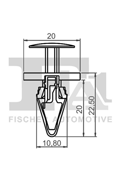 FA1 Clips, Acoperire Decorativa Si Protectie 12-20007.25 Opel Insignia A