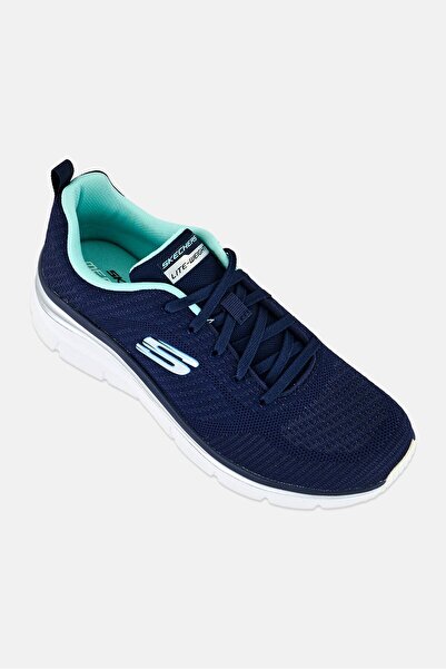 SKECHERS Women Fashion Fit Lace Up Outdoor Shoes, Navy