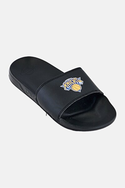 iSlide Kids Boy New York Knicks Primary Logo Slip On Slides, Black