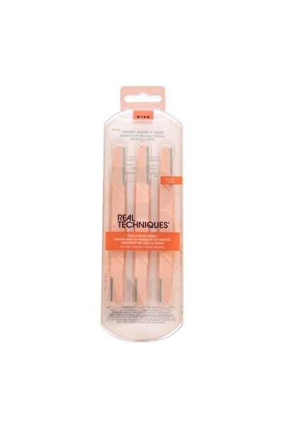 Real Techniques Face and Brow Razors – eyebrow razor, 3-piece set