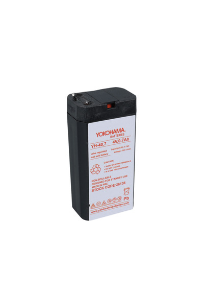 POWER-XTRA Yokohama YH-40.7 4V 700 mAh Bakımsız Işıldak Aküsü