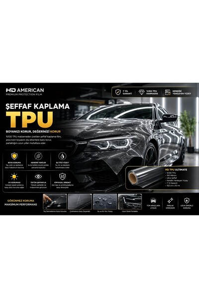 HD AMERICAN Transparent Coating Tpu 100% 152X3