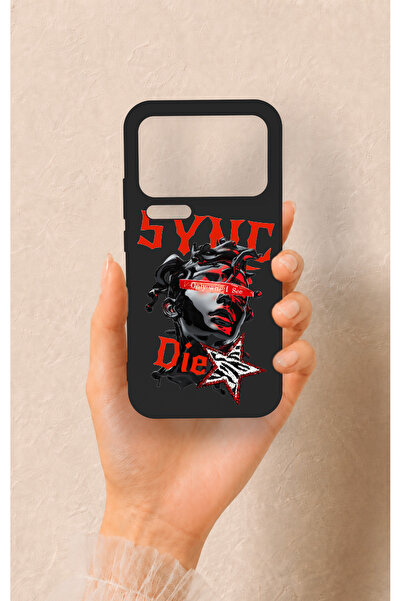 Vip Case Mi 17 Pro Max Uyumlu Sync Die Desenli Silikon Kılıf