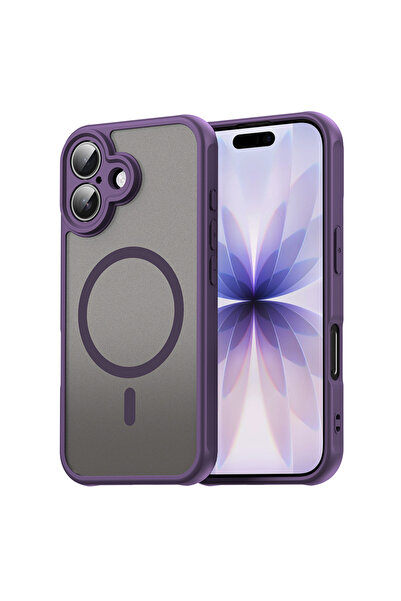 Techsuit Θήκη iPhone 17, HaloFrost II MagSafe, αντικραδασμική, μωβ