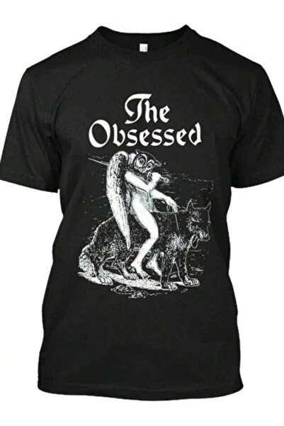 9JY جديد! تي شيرت شعبي بتصميم The Obsessed Graphic Vintage Art Logo مقاس S-4XL