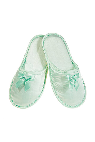 Amaryllis Slippers Γυναικεία σατέν παντόφλα σπιτιού πιστατί γαλλικού τύπου