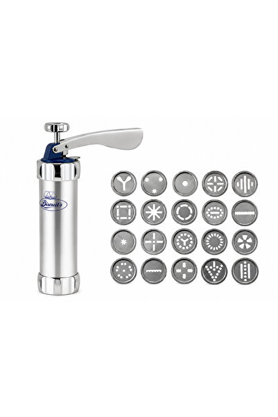 LEIHMANN Pistol pentru biscuiți și decorare LEIHMANN, presă manuală din aluminiu