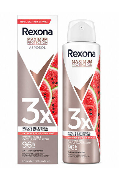 Rexona Deodorant Rexona Protecție Maximă, Pepene verde și apă de cactus, 150 ml
