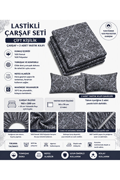 eze home LASTİKLİ ÇARŞAF