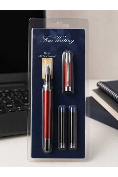 Generic Brand Stilou Fine Writing cu 2 rezerve de cerneală