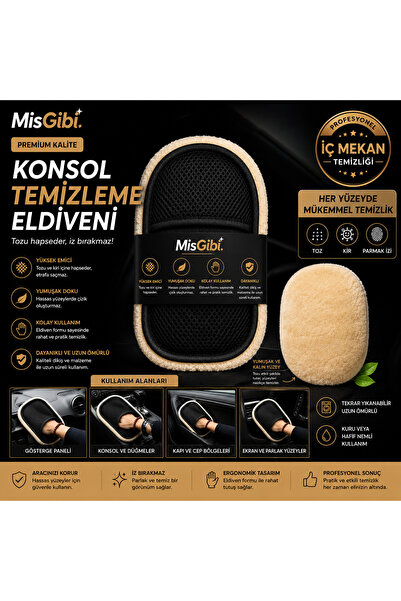MisGibi Premium Araç İçi Konsol Temizleme Eldiveni