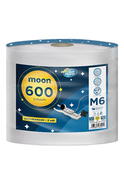 soft flower SET DE 3 ROLE - rolaE MEGA MOON M6 CU 600 DE folii hartie x3buc