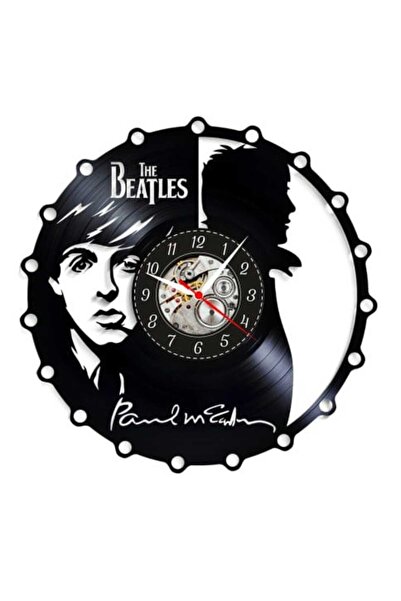 OEM Ceas de perete decorativ din disc de vinil, Model The Beatles Paul McCart...
