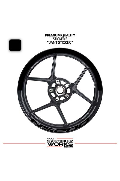 ARONA Bajaj Ns200 Wheel Rim Strip – Half Rim Cover & Ns200 Lettering Sticker Set
