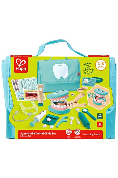 Hape Set de joaca, Hape, Dentist, 33 de piese