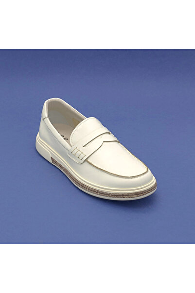 Libero H1044 Hakiki Deri Loafer Erkek Ayakkabı Bej