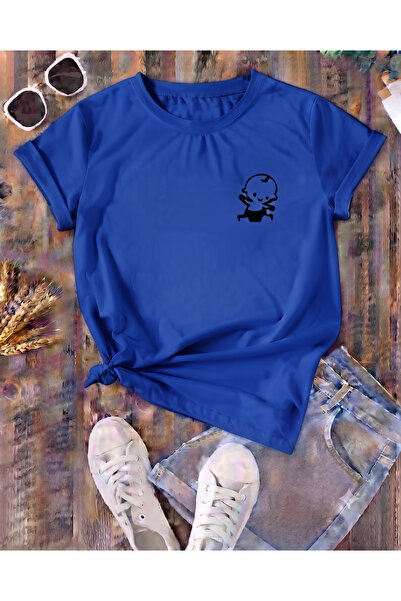 UNCİA OUTDOORS Γυναικείο χαριτωμένο μπλουζάκι με στάμπα κούκλας, με λαιμόκοψη...
