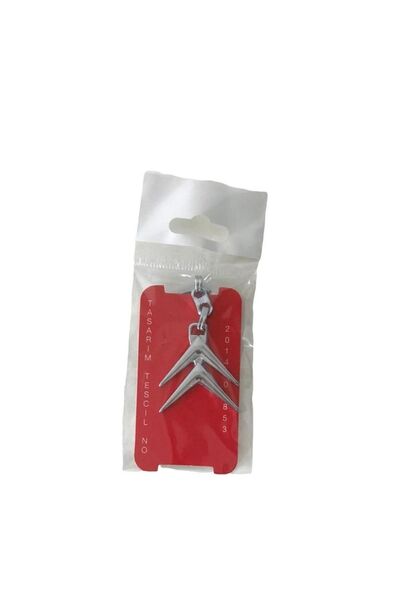 GARDENAUTO Citroen Vehicle Compatible Logo Emblem Arma 3D Metal Auto Keychain