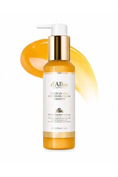 Dalba Cream Oil & White Truffle Cleanser, Turns into a Foam, 150ml