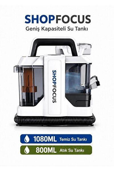 Shopfocus W05 750W ÇİFT HAZNELİ PORTATİF HALI KOLTUK ARAÇ KOLTUK YATAK PERDE ...