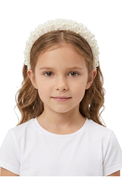 Bidani -Faux Pearl Headband - Multicolor