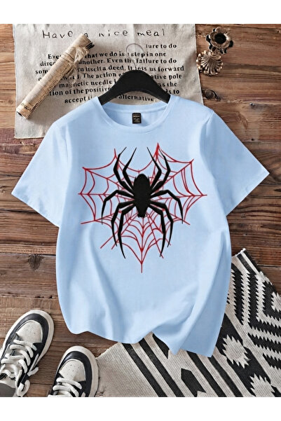 COHERENT Tricou supradimensionat din bumbac cu imprimeu personalizat SPIDER p...
