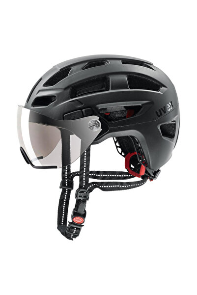 Uvex Casca Finale cu vizor 56-61 cm Negru Mat