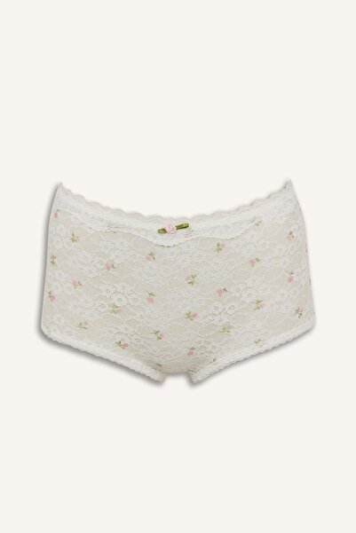 DeFacto Δαντελωτό Floral Boxer I2892AX26AU
