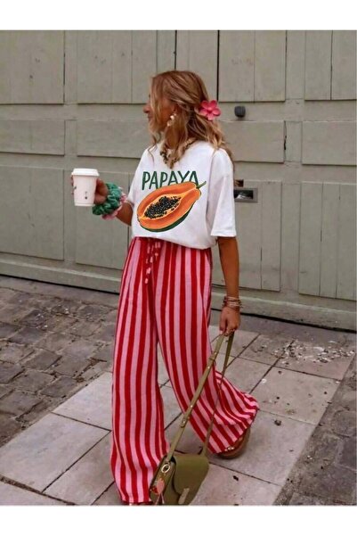 9TAY Summer Breeze Stylish Versatile Beach Vacation Style Printed Drop-Should...