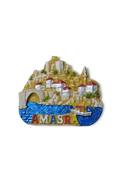 Genel Markalar Bartın Amasra magneti polyester kabartma hediyelik magnet