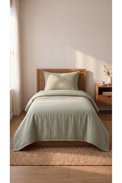 RH Rosehan 100% Cotton Linen Single Duvet Cover Set with Elastic Sheet 160X20...