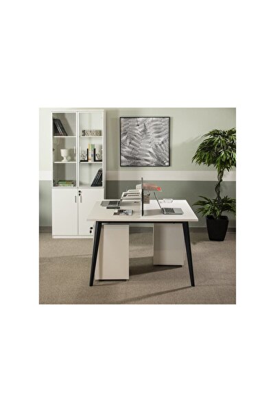 Midas Furniture محطة عمل مكتبية كروسيس لشخصين 120 سم