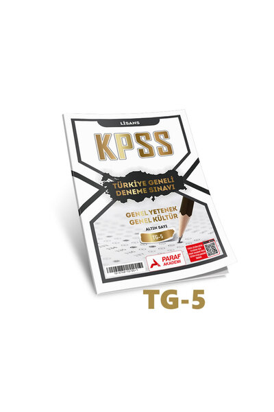 Paraf Akademi KPSS LİSANS GENEL YETENEK GENEL KÜLTÜR TÜRKİYE GENELİ DENEME SI...