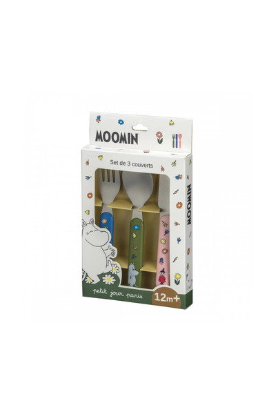 Petit Jour Paris Set de tacâmuri din 3 piese pentru copii Moomins