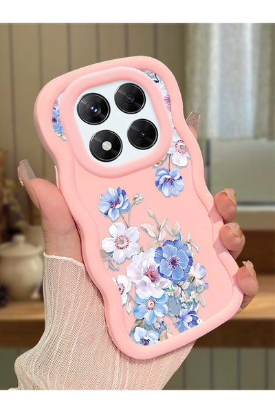 Hontinga Redmi Note 14 Pro 4G Uyumlu Kılıf kamera koruyucu Pembe Silikon Coup...
