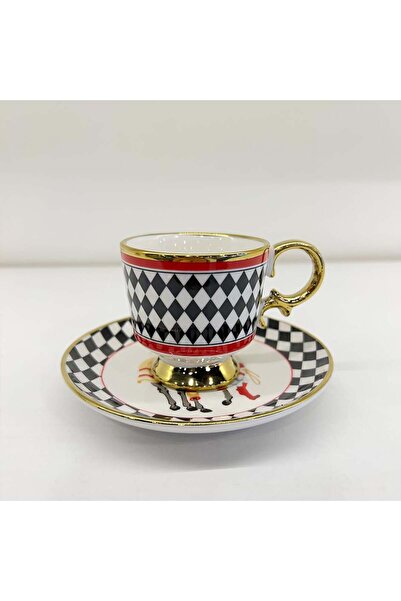 Royking Cheval 6 Lı Kahve Fincan Takımı