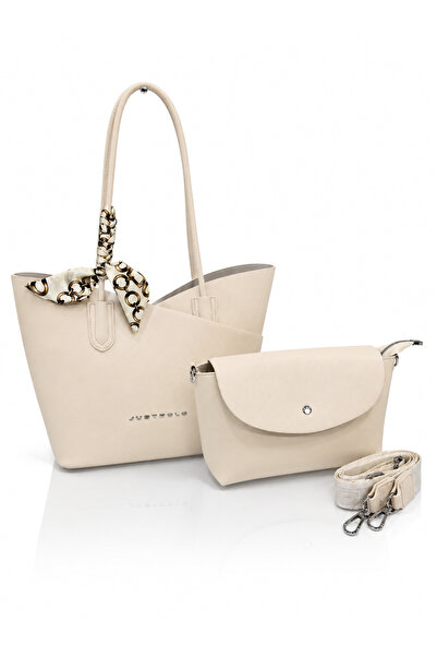Just Polo 2-Piece Women's Bag Set Shoulder Bag + Strap Bag