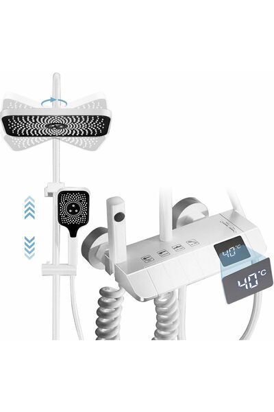 OEM Sistem de duș termostatic MENAYODA cu 4 funcții și afișaj LED
