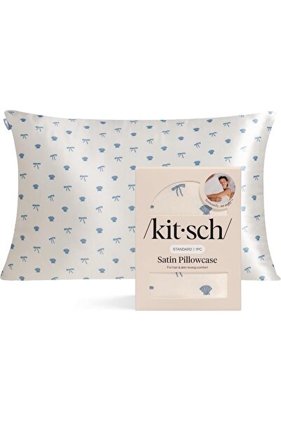 Kitsch Satin Pillowcase for Hair & Skin - Softer Than Silk Pillowcase for Hai...