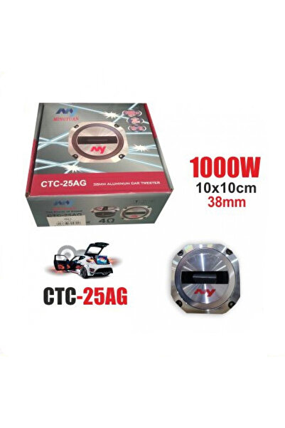 OEM Tweeter Τύπου Ξυράφι αυτοκινήτου 38mm 1000W CTC-25AG