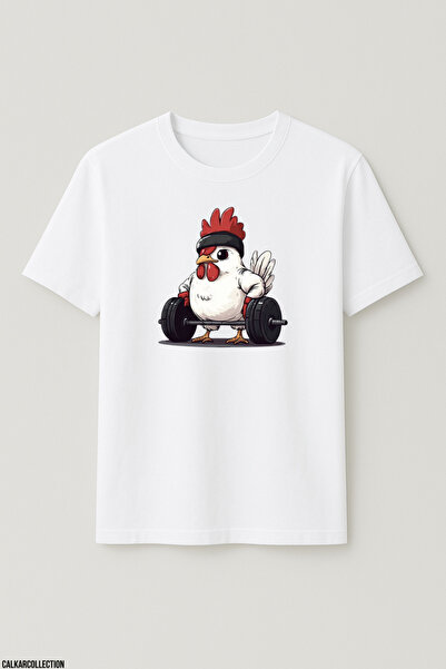 CALKARCOLLECTION تيشيرت جيم هاب كبير الحجم للجنسين
