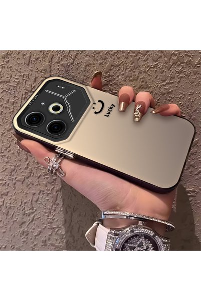 CHICASELUX حافظة تكنو بوفا 6/بوفا 6 برو 5G متوافقة مع تصميم الوجه المبتسم الب...