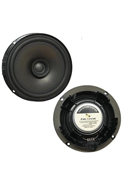 Pawer 16 cm Araç Hoparlörü Volkswagen Uyumlu 6.5 İnç 2 Yollu 100W Maksimum Gü...