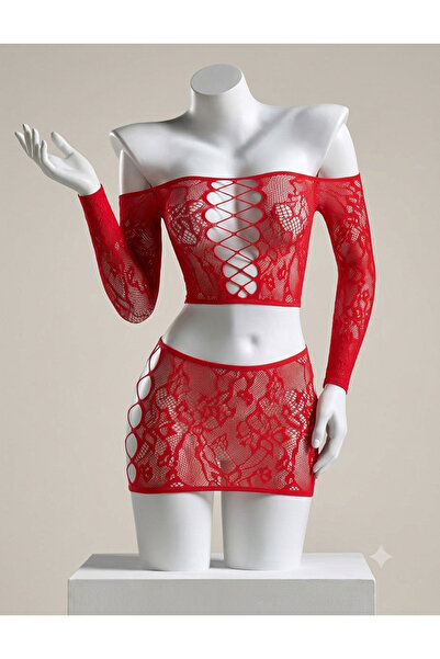 Sthxyfaith Womens Lingerie Set Fishnet BabyDoll Bodysuit Sexy Nightwear Mesh ...