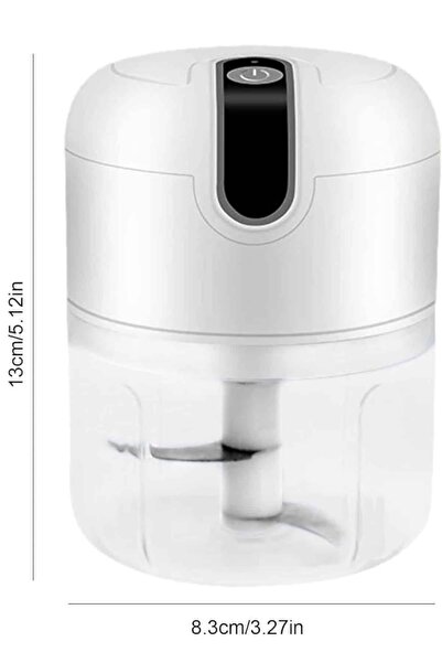SEMEL Mini Doğrayıcı Rondo Taşınabilir Mini El Blender Paslanmaz Çelik