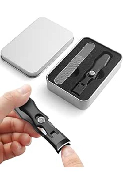 Homarket Nail Clipper Set, Sharp Stainless Steel Nail Clippers with Nail File...