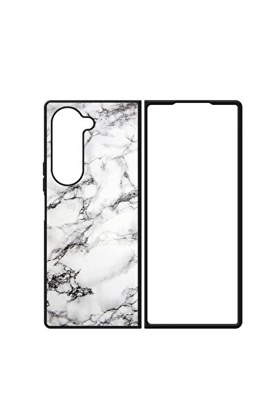 4TECH Θήκες κινητών Μαρμάρινο Λευκό Samsung Galaxy Z Fold 6