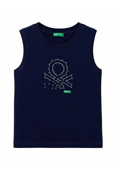 United Colors of Benetton Baby Boy Logo Printed Cotton Undershirt 1-5 Years D...