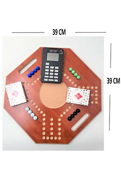 FUNZ Balot + Jackaroo Board Game for Strategic Planning With Glass Marbles, B...
