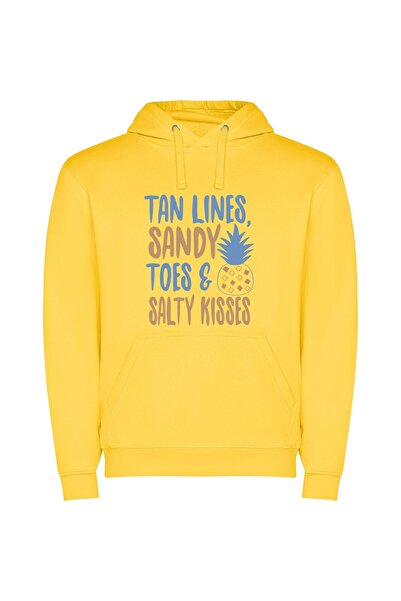 iLovePrints Savouring Sand: Tropical Temptations Φούτερ με κουκούλα σε χρώμα ...
